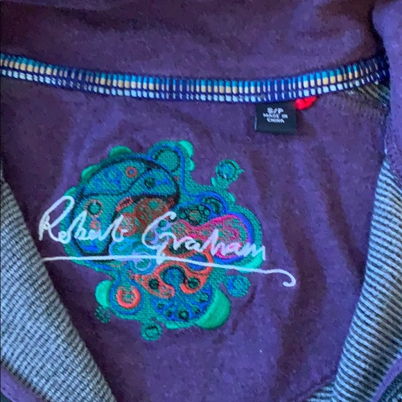 robert graham new grey quarter zip pullover - Picture 3 of 3